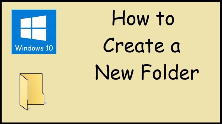 A Step-by-Step Guide to Creating a New Folder in Windows 10: Mastering ...